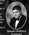 Steven Anthony Gutierrez: class of 2007, Grant Union High School, Sacramento, CA.